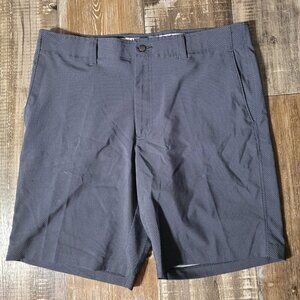 Callaway Golf Men's Blue Small Checked Flat Front Golf Shorts Size 36